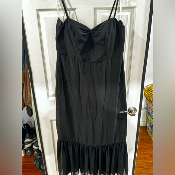 Azazie Black Bridesmaid Dress - Picture 1 of 4